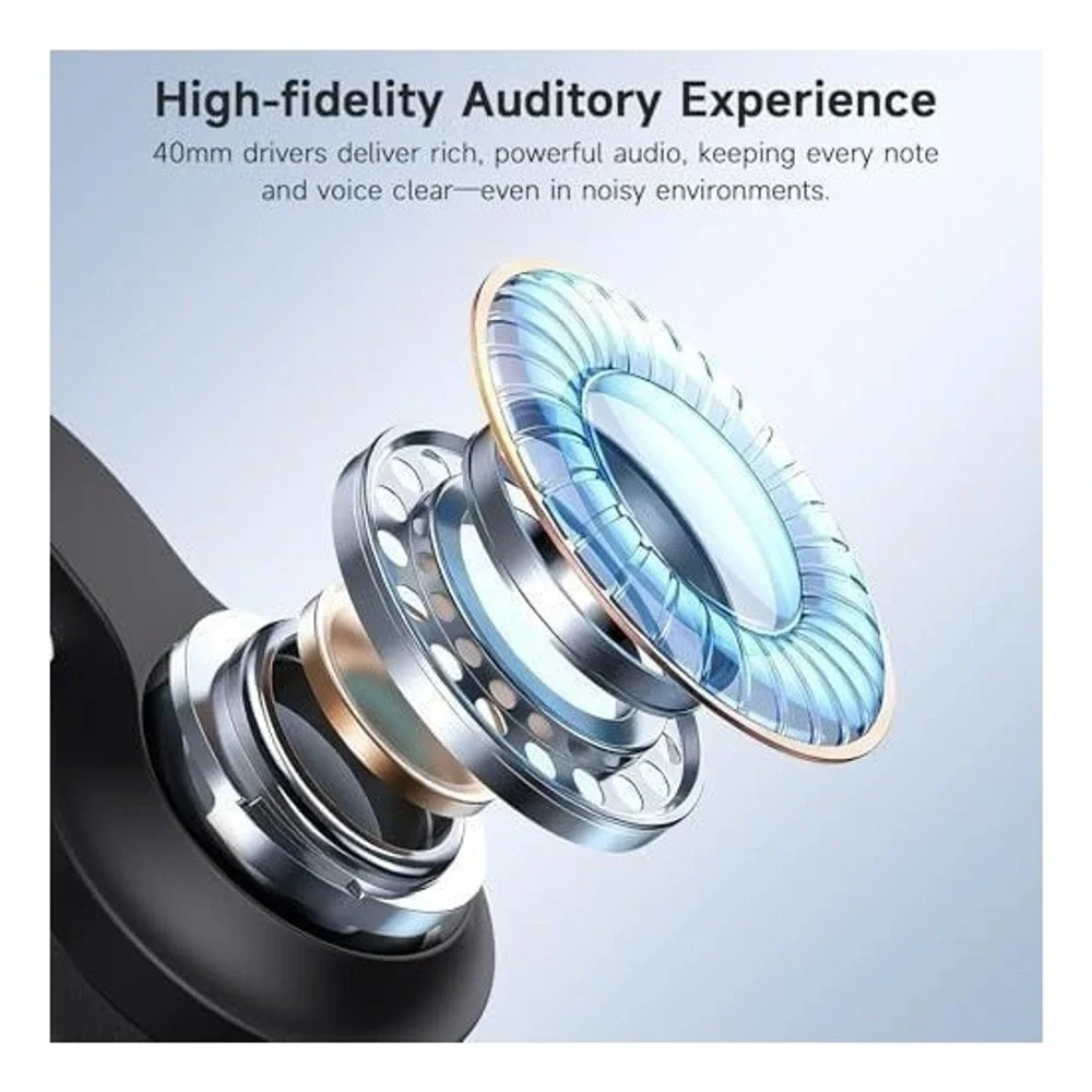 AOC USB Wired Headset Noise Cancelling Rotating Microphone Black PC Mac